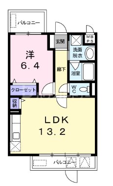 1階の間取り図