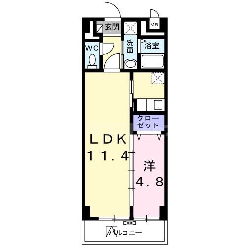 3階の間取り図