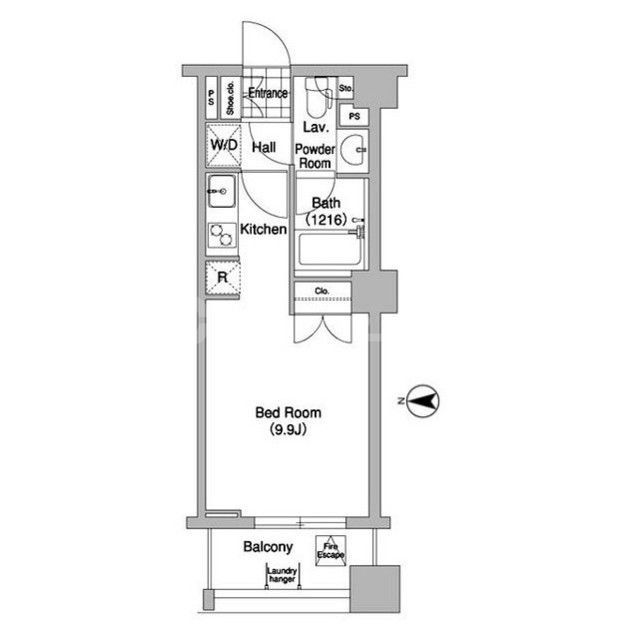 7階の間取り図