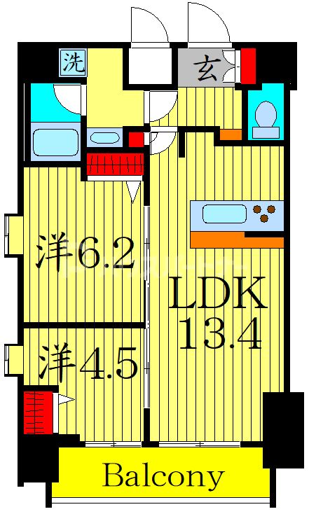 3階の間取り図