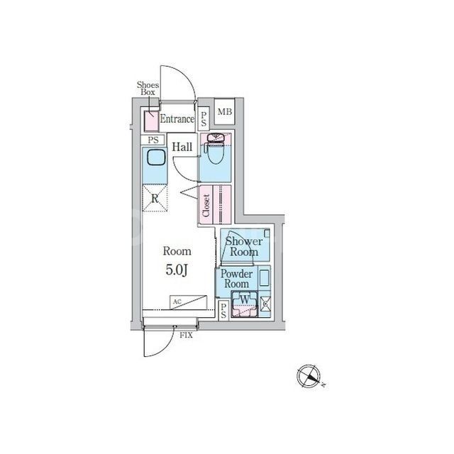 2階の間取り図