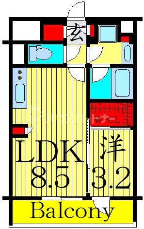 4階の間取り図