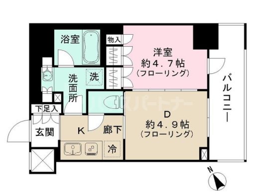 9階の間取り図