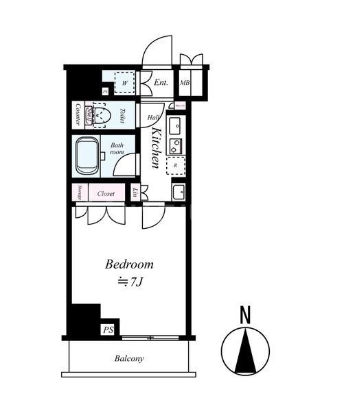 8階の間取り図