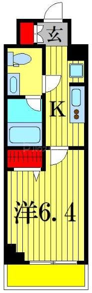 6階の間取り図