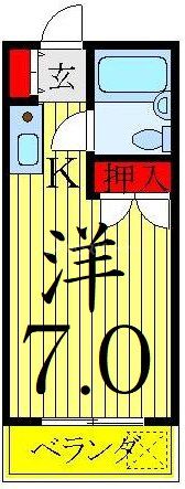 4階の間取り図