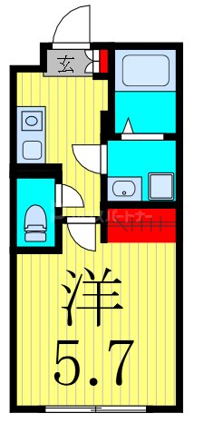 2階の間取り図