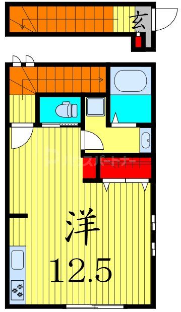2階の間取り図