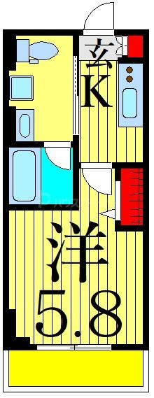 2階の間取り図