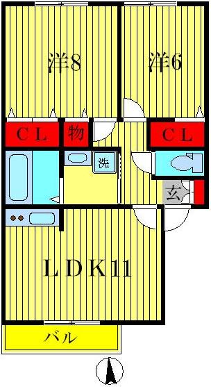 1階の間取り図