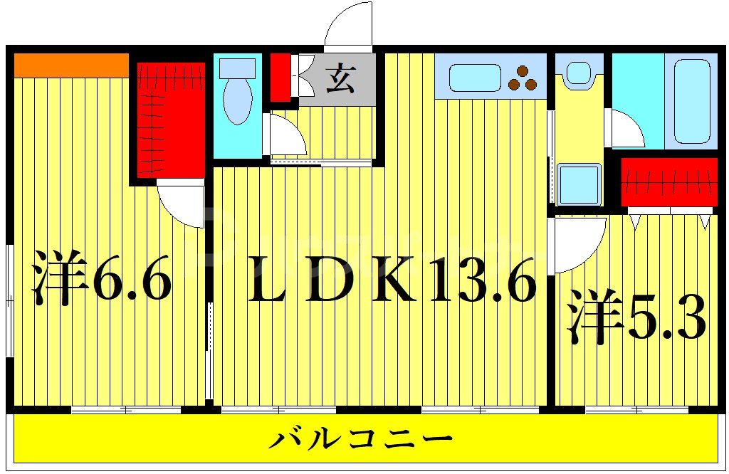 4階の間取り図