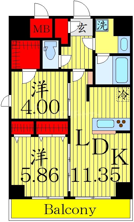 9階の間取り図