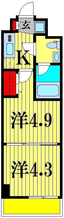 3階の間取り図