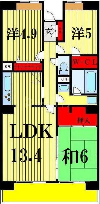 10階の間取り図