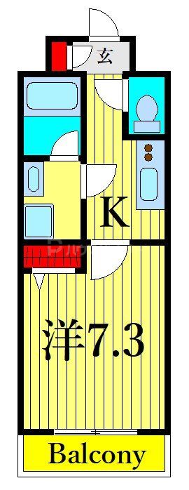 2階の間取り図