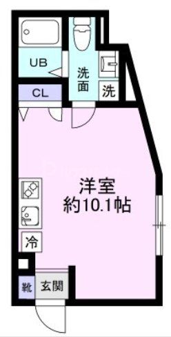 1階の間取り図