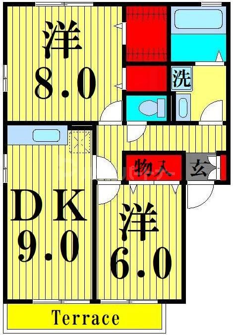 1階の間取り図