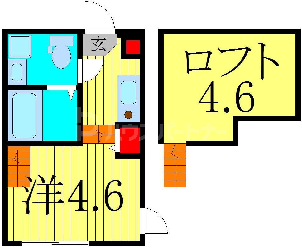2階の間取り図