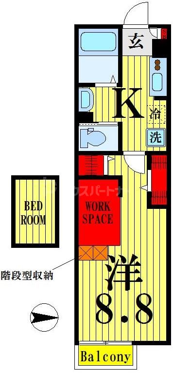 1階の間取り図