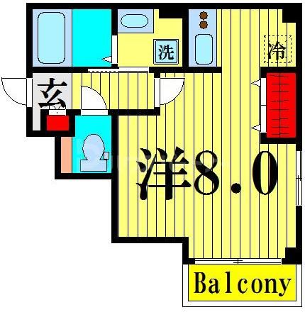 2階の間取り図