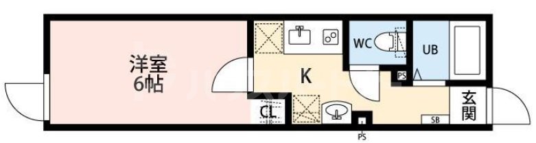 2階の間取り図