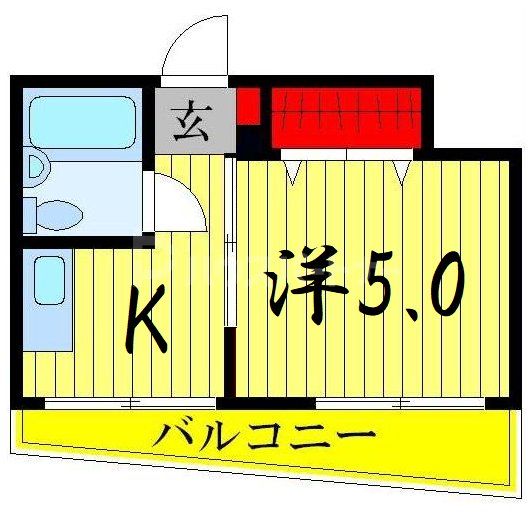 2階の間取り図