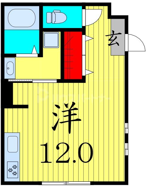 1階の間取り図