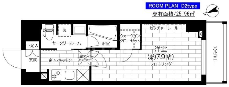 6階の間取り図