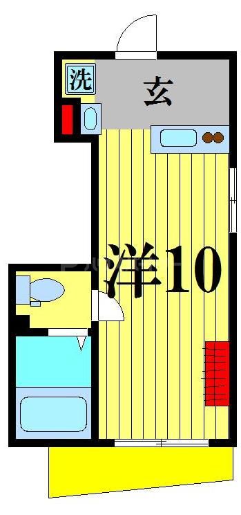 1階の間取り図
