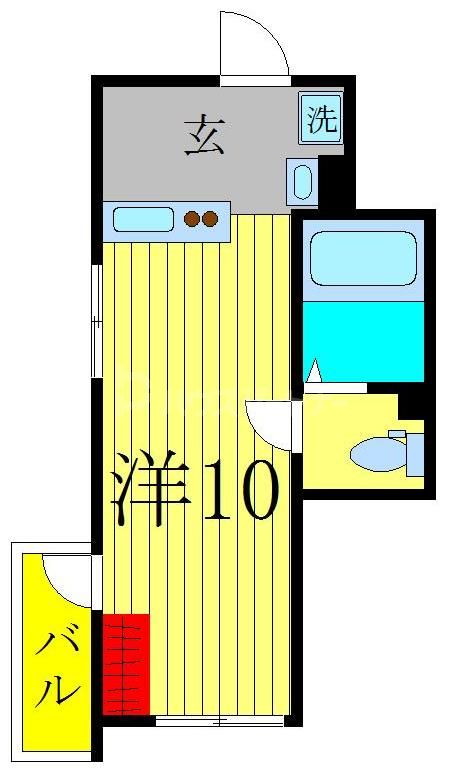 2階の間取り図