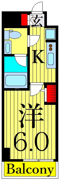 8階の間取り図