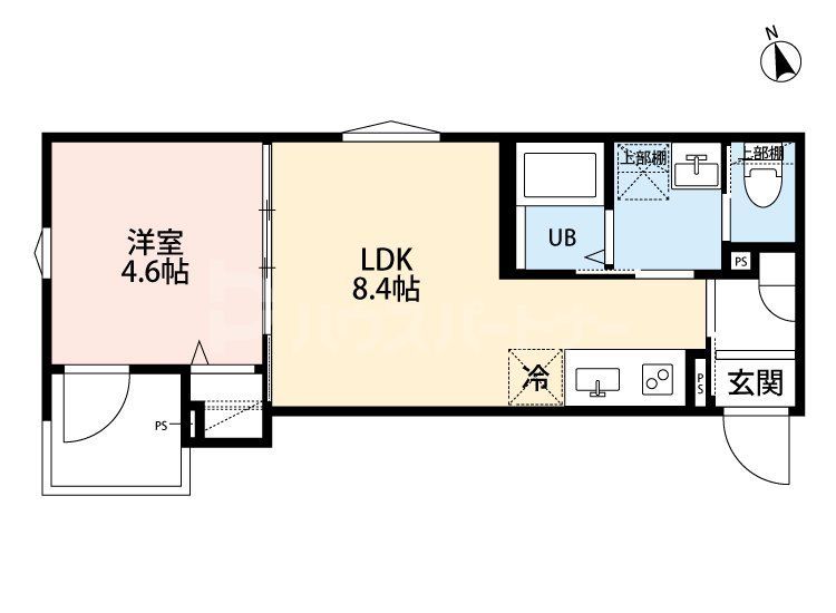 1階の間取り図