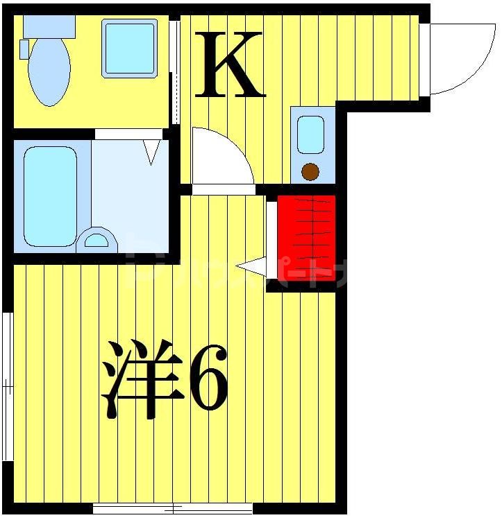 2階の間取り図
