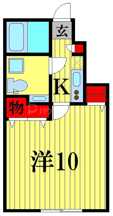 1階の間取り図