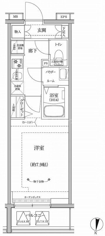 10階の間取り図