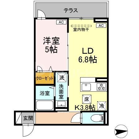 3階の間取り図