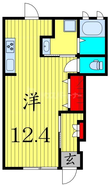 1階の間取り図