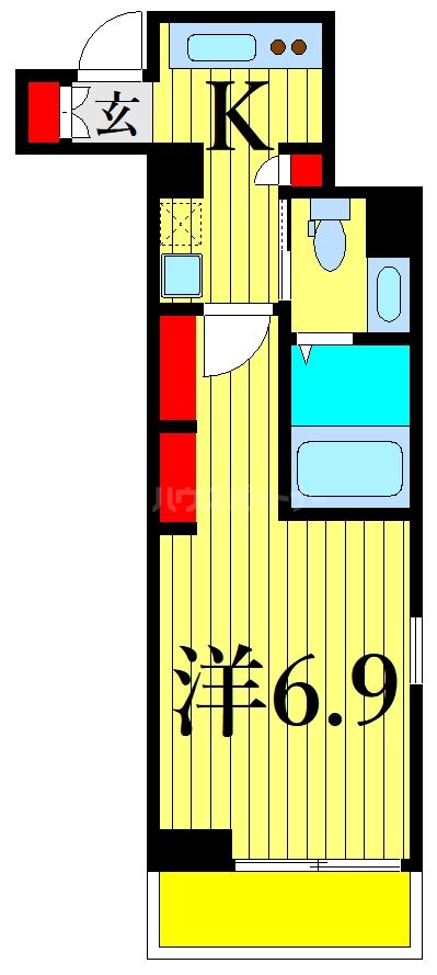 2階の間取り図