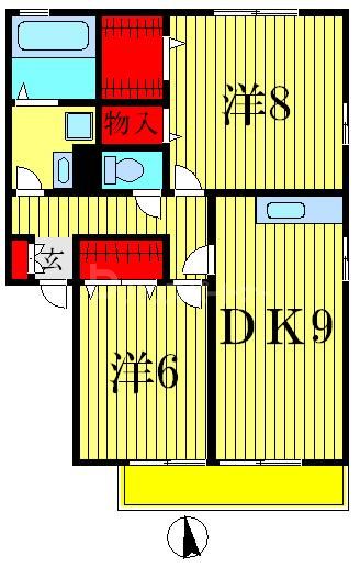1階の間取り図