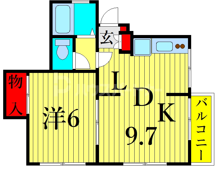 2階の間取り図
