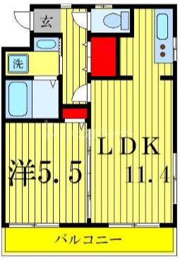4階の間取り図