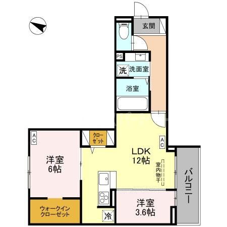 3階の間取り図