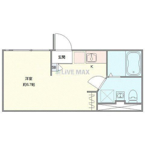 2階の間取り図