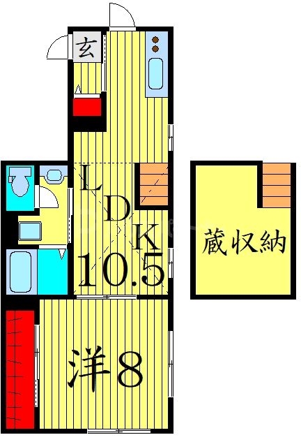1階の間取り図