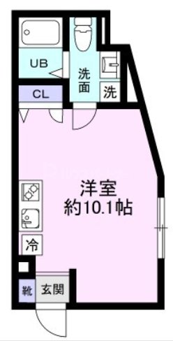 1階の間取り図