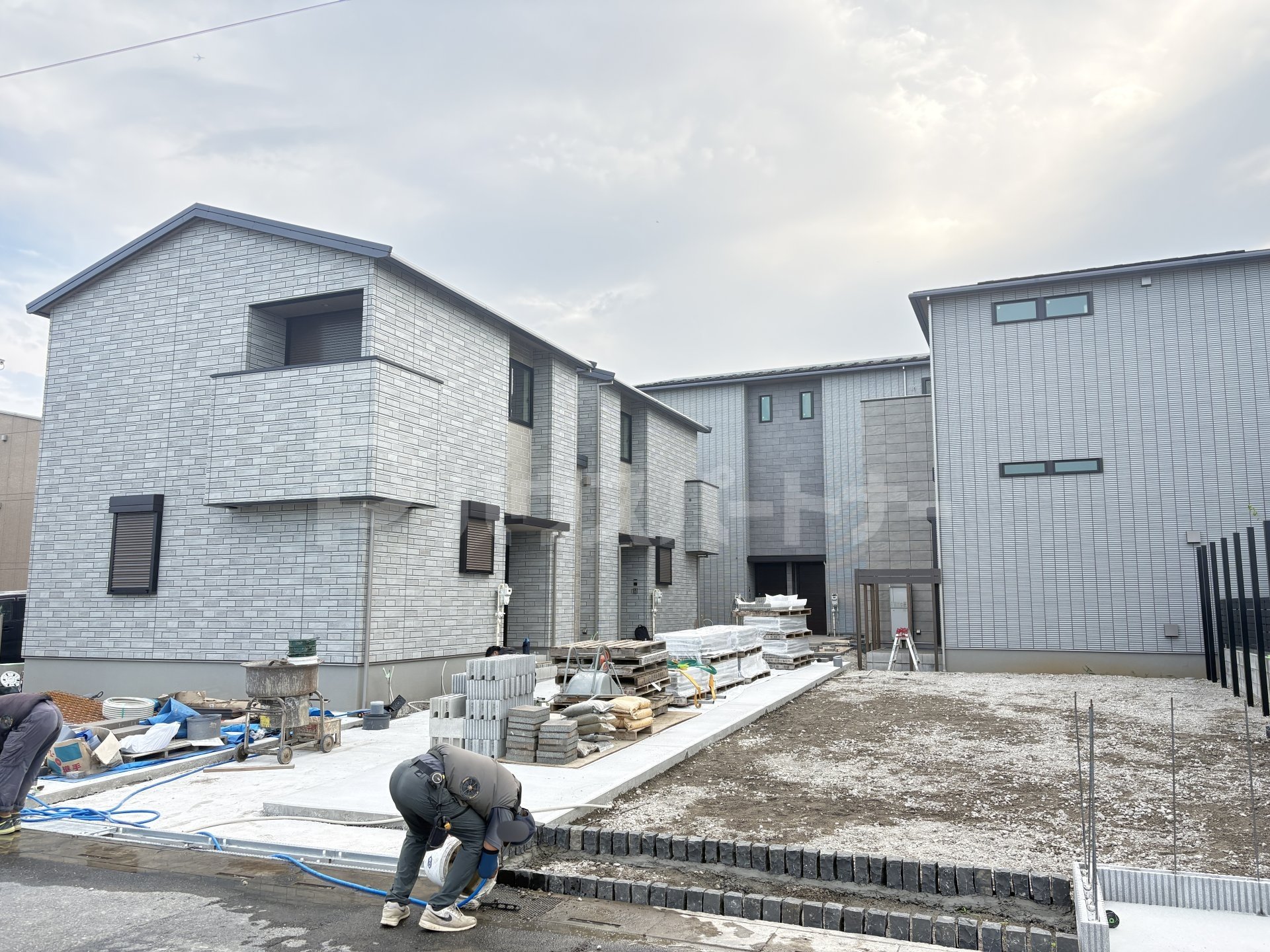 仮)八潮市大原　新築工事の外観