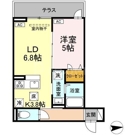 1階の間取り図