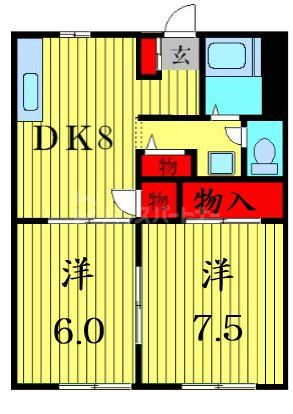 1階の間取り図