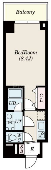 4階の間取り図