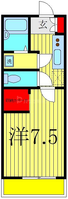 1階の間取り図